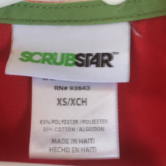 •ScrubStar Women’s Red Scrub Top• - Picture 6 of 6